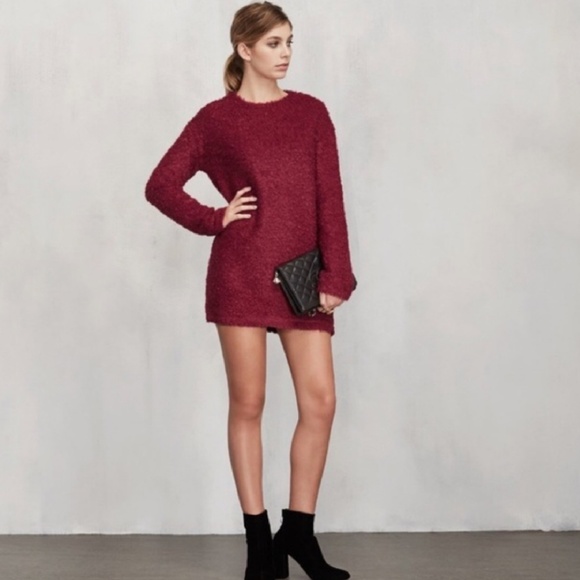 reformation sweater dress